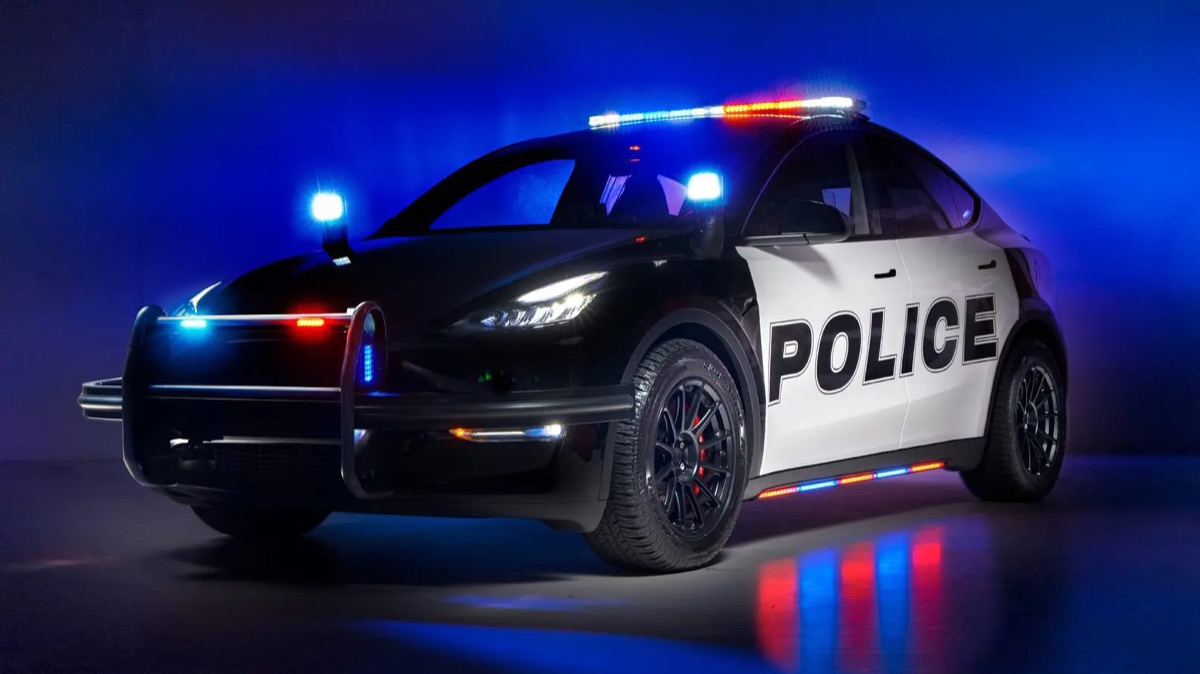 Tesla Model Y Cop Car to Silently Patrol on the Streets of California