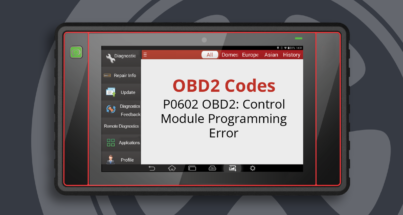 P0602 OBD2: Control Module Programming Error
