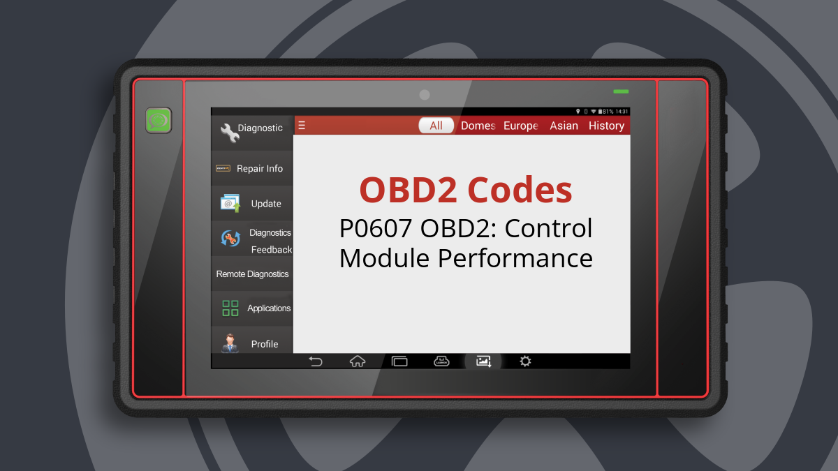 P0607 OBD2: Control Module Performance